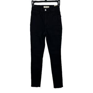 Madewell Jeans curvy roadtripper denim black size 24